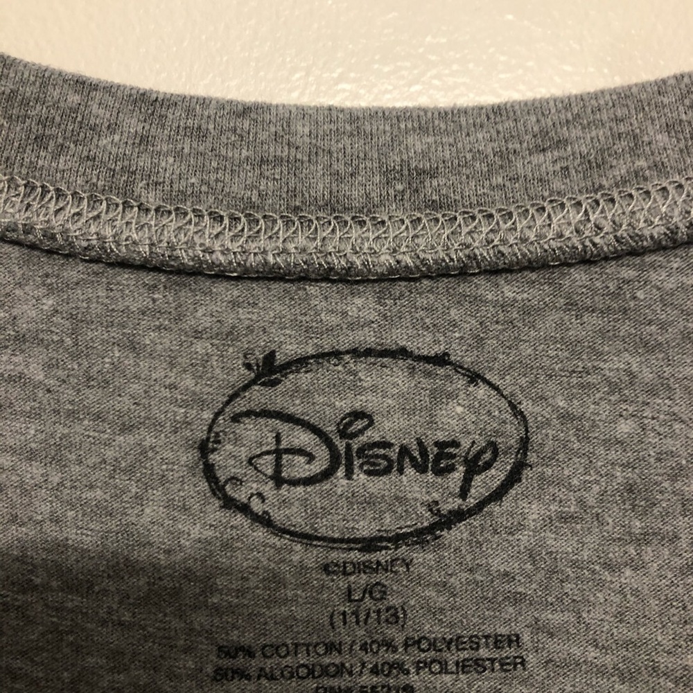 Disney Minnie& Mickey love shirt gray large - Picture 3 of 4